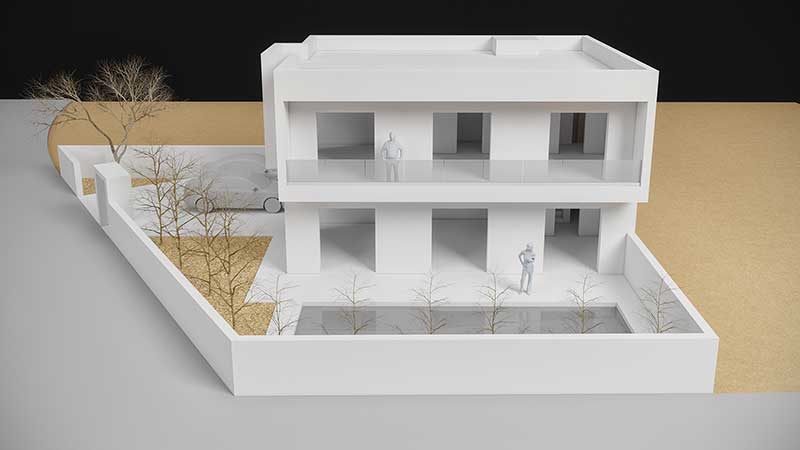Μονοκατοικία στη Βάρη – Αρχιτέκτονας: Π. Ζάκκας