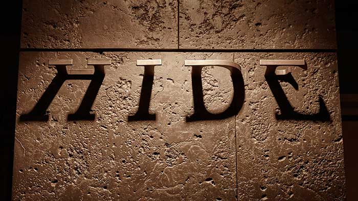 Hide: Ο κρυμμένος θησαυρός του restaurant design!